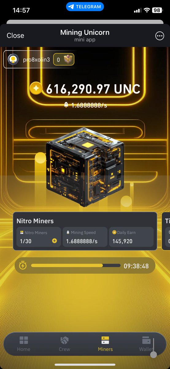 🚀 Join Mining Unicorn and start mining coins for FREE! No investment needed! 🦄 
🔹 Simple &amp; easy via Telegram 🔹 Active community 🔹 Earn UNC &amp; MUN tokens
Start your crypto journey today! 💰
#MiningUnicorn #FreeCoinMining #Crypto #UNC #MUN #CryptoCommunity #EarnCrypto