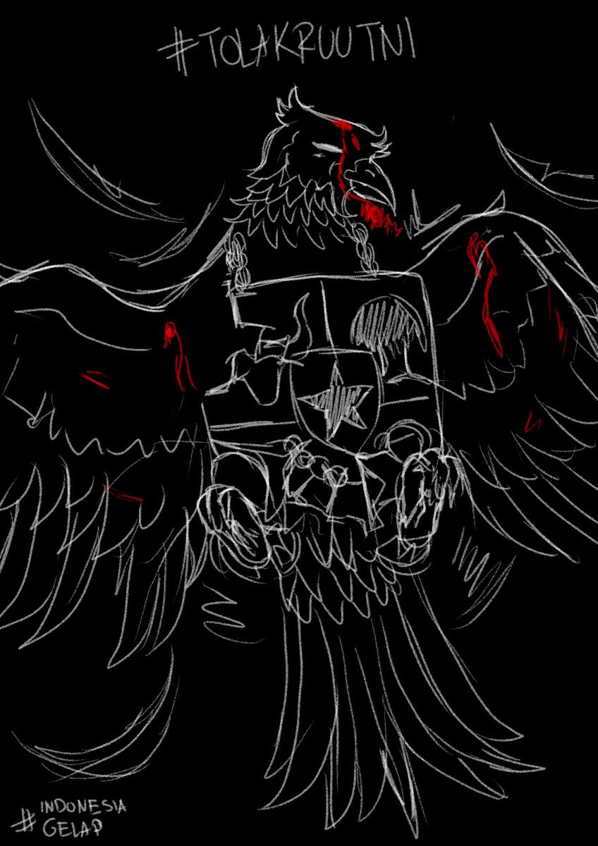 ... 

#TolakRevisiUUTNI #TolakRUUTNI #IndonesiaGelap #ArtistBersuara