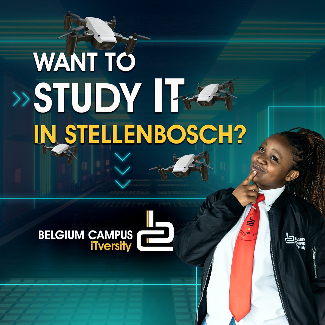 Would you like to #studyIT in #Stellenbosch in 2026? 

Start your IT career at Belgium Campus with one of our top IT qualifications, from certificates to degrees and our new Postgraduate Diploma in #Cybersecurity Risk Management! 

Apply now: bc.uxi.re/svwDJ