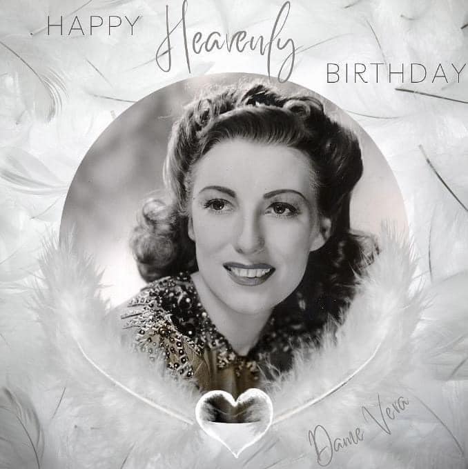 DvlMemorial's tweet photo. Remembering Dame Vera on what would have been her 108th birthday. The Forces' Sweetheart was born in East Ham on 20th March 1917 and led a long and colourful life until her death in June 2020. 
#DameVeraLynn #WW2 #ForcesSweetheart #Memorial https://t.co/pKEy0GQIba