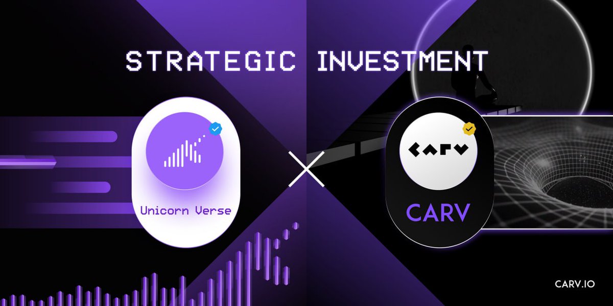 We are proud to announce our strategic investment in <a href="/carv_official/">CARV</a>.

We see tremendous potential in CARV’s innovative technology and experienced team.