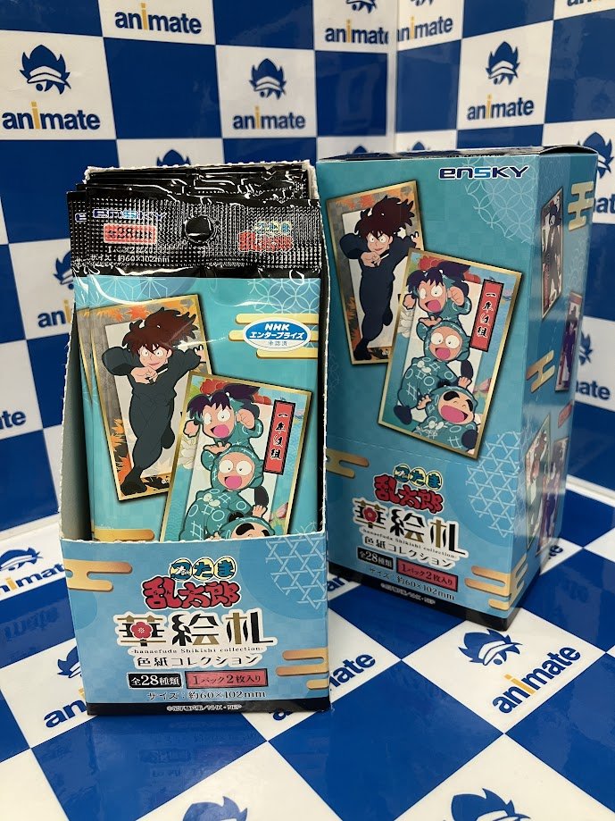 グッズ入荷情報】 『#忍たま乱太郎』 ・華絵札色紙コレクション 本日