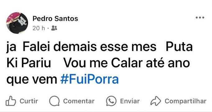 negretzz_'s tweet photo. até fechei a conta #FuiPorra https://t.co/ElBEGQn12d