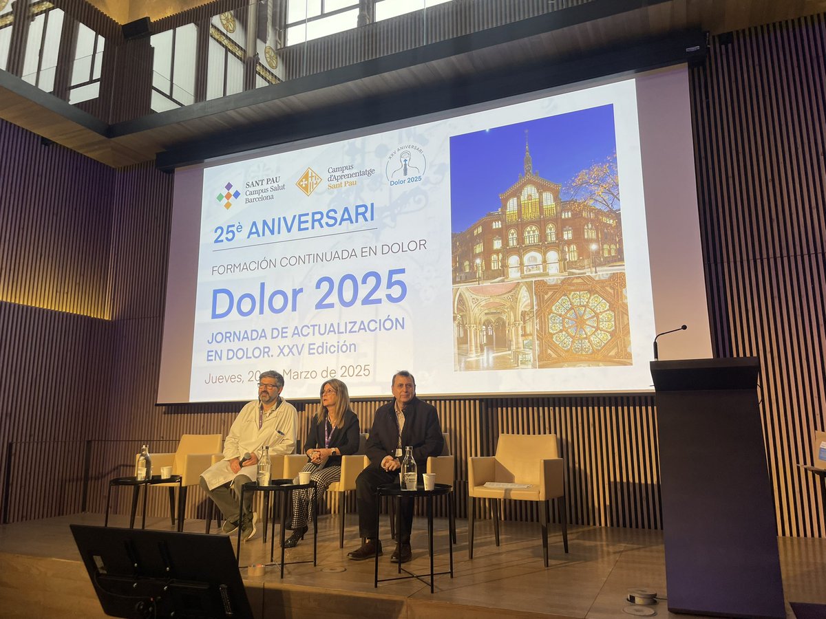 Comenzamos ! Jornada de actualización en dolor XXV edición. <a href="/dolorsantpau/">dolorsantpau</a> #dolor2025