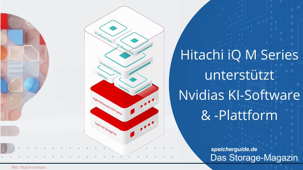 speicherguide's tweet image. 💡 Die neue Hitachi iQ M Series soll die Rechen- und Speicherleistung verbessern und vereint Virtual Storage mit der Nvidia AI Data Platform &amp;amp; AI Enterprise Software.
👉 speicherguide.de/news/hitachi-i…

@Hitachi_DE #storage #virtualstorage
