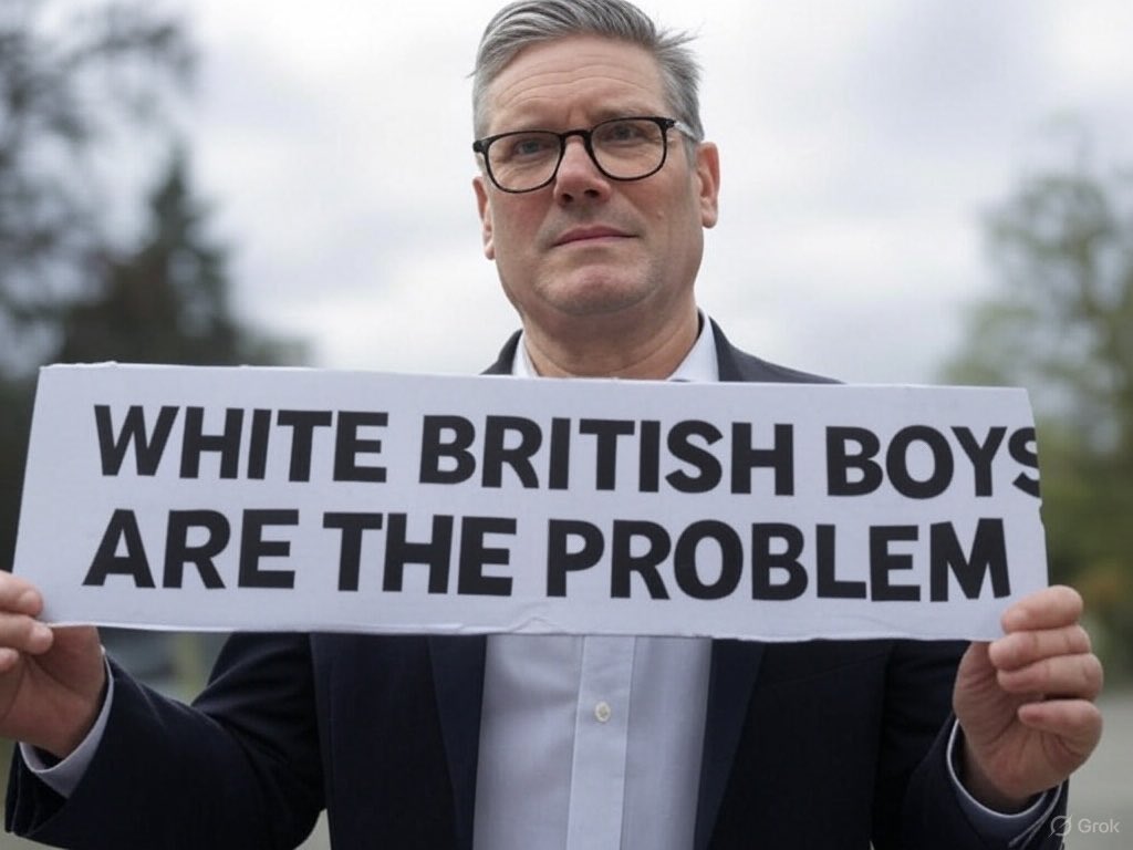 TobyMacallister's tweet image. 🚨 Why are the Left demonising and persecuting adolescent British white boys?
Persecuting them for fake “white privilege“ and “misogyny” has led to them suffering the worst outcomes in the country.
Stop using young white British boys as whipping boys!