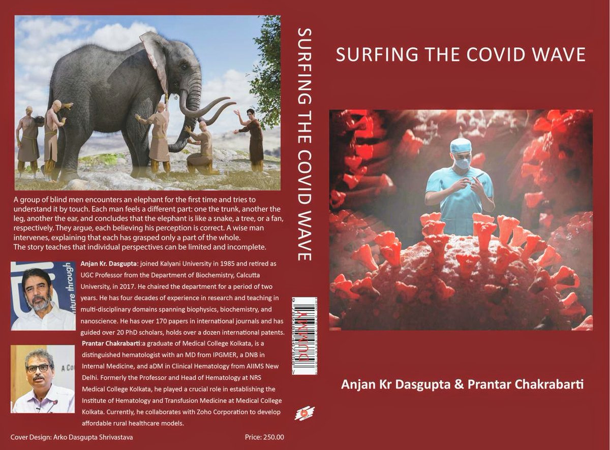 Prantar Chakrabarti 3.0 (@prantar) on Twitter photo #COVID19 We started writing this book five years back. Raised some questions which were being brushed under the carpet. Let us get ready to fight the next #pandemic
<a href="/adgcal/">Anjan Kr. Dasgupta</a> <a href="/Archit10000/">Archit Pandharipande</a>
amzn.in/d/aBBYZ3Y
dl.flipkart.com/s/GcW!xcuuuN #COVID19 We started writing this book five years back. Raised some questions which were being brushed under the carpet. Let us get ready to fight the next #pandemic
<a href="/adgcal/">Anjan Kr. Dasgupta</a> <a href="/Archit10000/">Archit Pandharipande</a>
amzn.in/d/aBBYZ3Y
dl.flipkart.com/s/GcW!xcuuuN