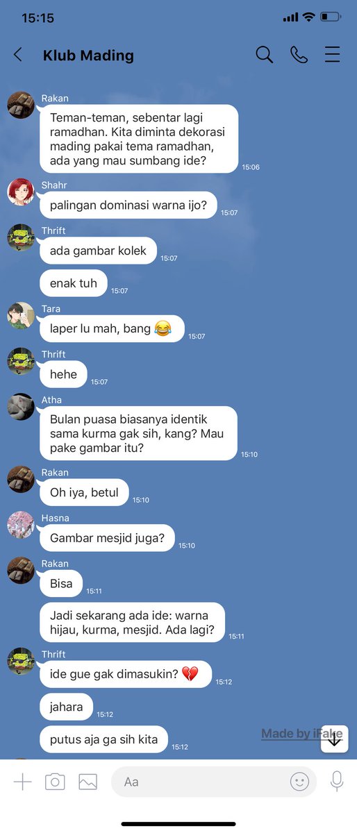 hiroyuki_meru's tweet photo. [ACER]
ACER fake chat au!

Pengen aja gitu sharing dynamic anak2 ACER via fake chat begini. Enjoy~

Note: sebagian besar dari sudut pandang Navil. Kalau ada perubahan sudut pandang bakal disebutin.

#Meru_OC #ACER_Meru https://t.co/mXs2aooPu2
