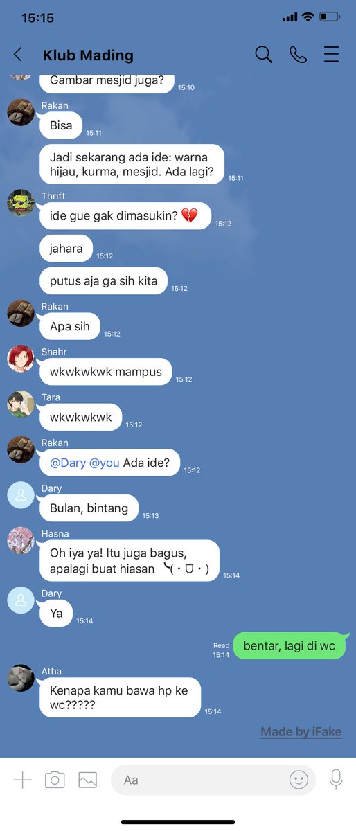 hiroyuki_meru's tweet photo. [ACER]
ACER fake chat au!

Pengen aja gitu sharing dynamic anak2 ACER via fake chat begini. Enjoy~

Note: sebagian besar dari sudut pandang Navil. Kalau ada perubahan sudut pandang bakal disebutin.

#Meru_OC #ACER_Meru https://t.co/mXs2aooPu2