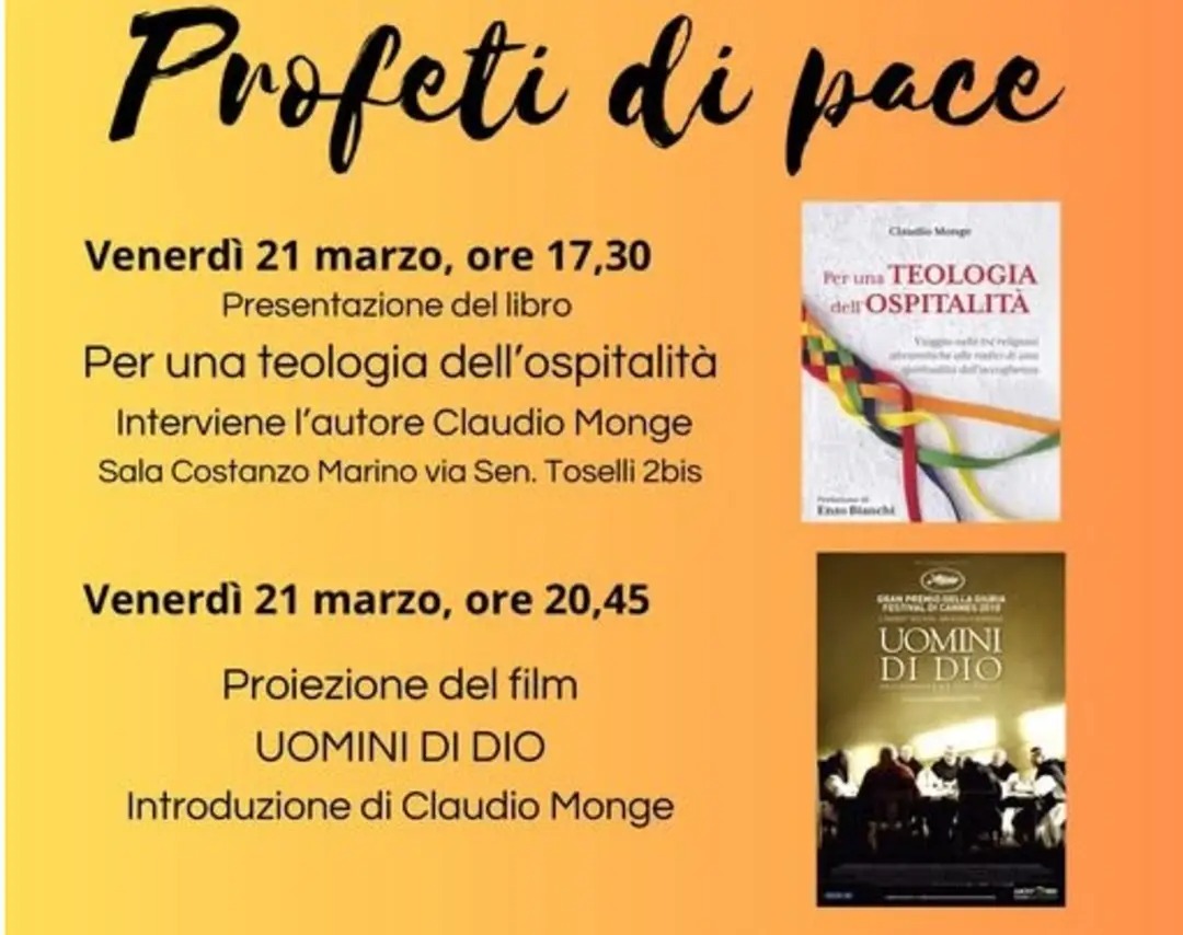 Domani sera #21marzo 2025
a CUNEO

"Non c'è via possibile a Dio, che non passi per una radicale presa in conto dell'umano"

nella convinzione che altre vie e stili di vita sono possibili e non solo urgenti!