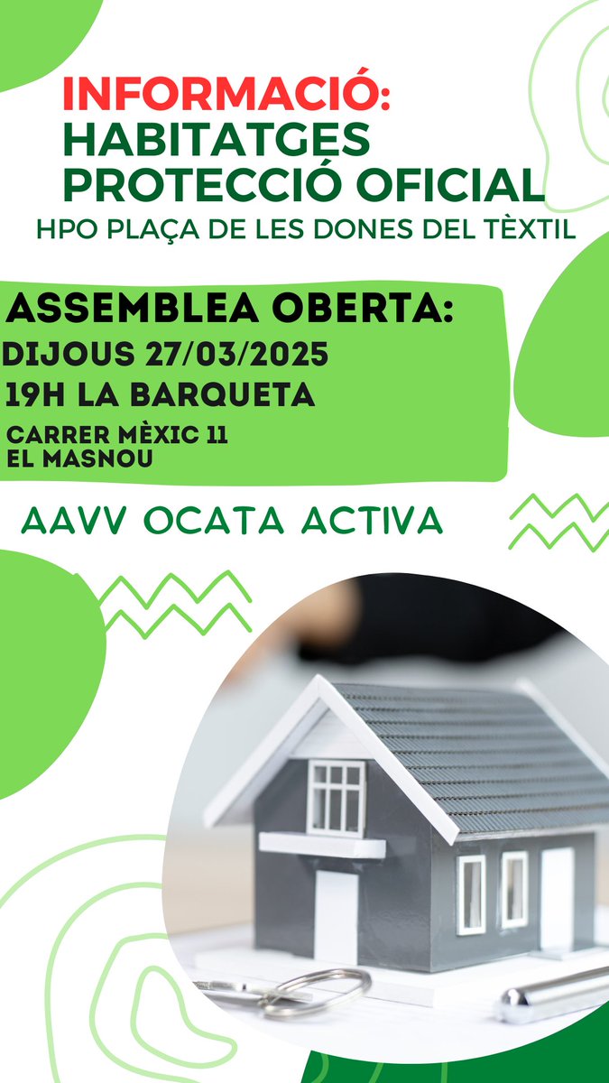 Vas sol·licitar la teva inscripció al Registre de Sol·licitants d’Habitatges de Protecció Oficial de la Generalitat de Catalunya per a poder participar al sorteig dels HPO de la Plaça de Les Dones del Tèxtil i t’has quedat fora?

VINE!!
T’informem de les irregularitats del procés
