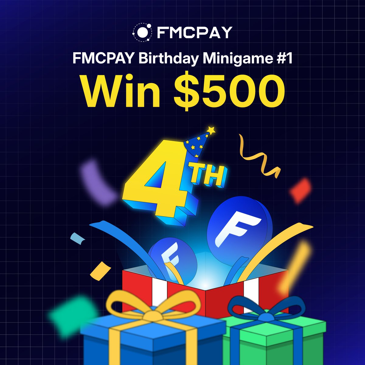 FMCPAY (@fmcpay) on Twitter photo ๐๐ FMCPAY Birthday Minigame #1 โ Win $500
๐ฐ 10 lucky winners will each get $50 โ easy and rewarding ๐ฅ
๐ฏ How to Join:
โ
Step 1: Follow <a href="/FMCPay/">FMCPAY</a>
โ
Step 2: Like + Retweet this post โค๏ธ๐
โ
Step 3: Comment your FMCPAY UID below
โ
Step 4: Give FMCPAY a 5-star rating and send ๐๐ FMCPAY Birthday Minigame #1 โ Win $500
๐ฐ 10 lucky winners will each get $50 โ easy and rewarding ๐ฅ
๐ฏ How to Join:
โ
Step 1: Follow <a href="/FMCPay/">FMCPAY</a>
โ
Step 2: Like + Retweet this post โค๏ธ๐
โ
Step 3: Comment your FMCPAY UID below
โ
Step 4: Give FMCPAY a 5-star rating and send