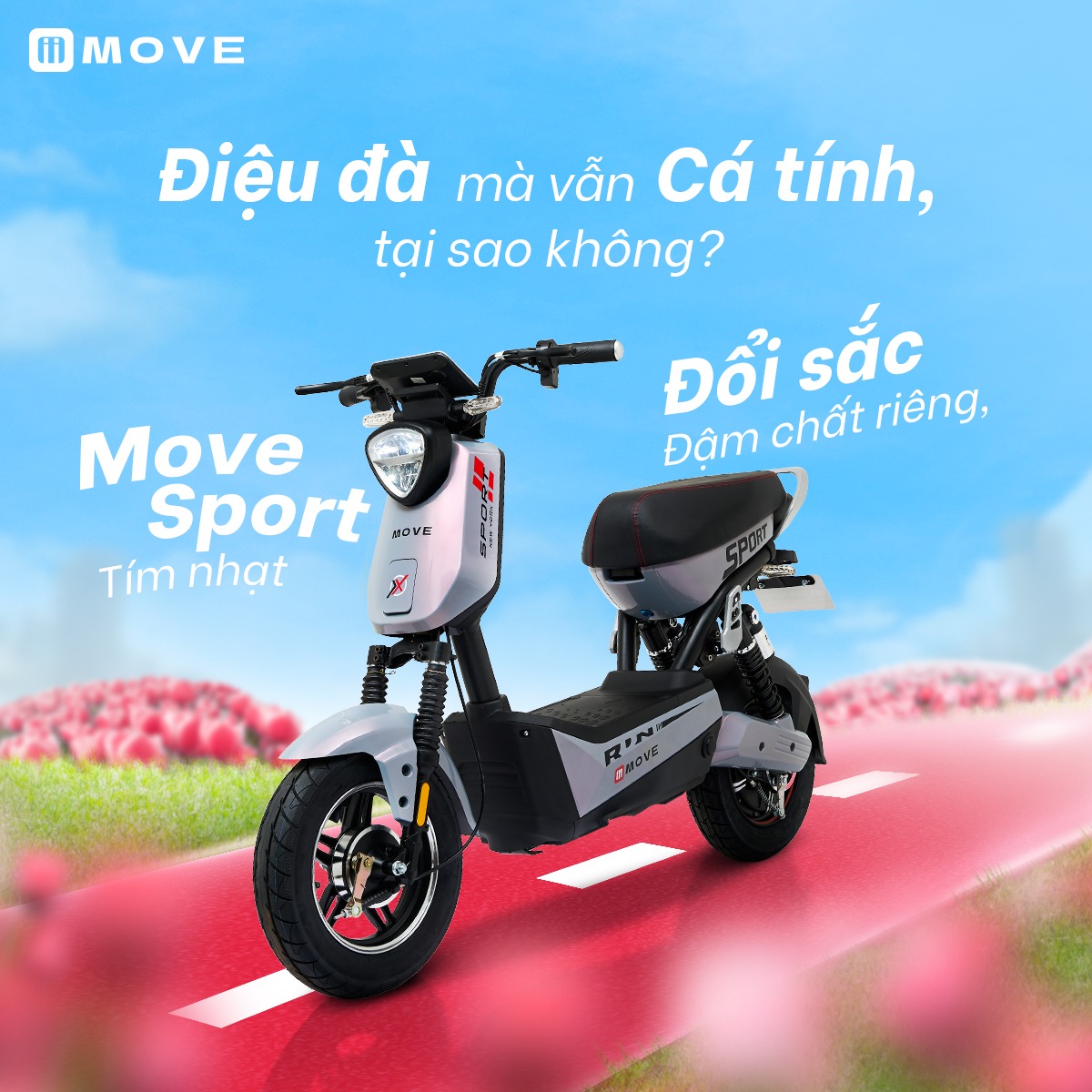 xedienmove's tweet photo. Nếu mà ai có hỏi thì cậu cứ bảo xe này Move giới thiệu 👌
Bốc cái xe cá tính nhưng mà mình vẫn thỏa sức điệu 💃
Đường đường là 1 dân chơi, gì chứ xe thì không được thiếu🛵
Mình cứ mua xe điện, kiểu gì mà chẳng có nhiều người theo!💌
Hiểu ý Move nói hem? ☺️ https://t.co/7kMbEt2pxT