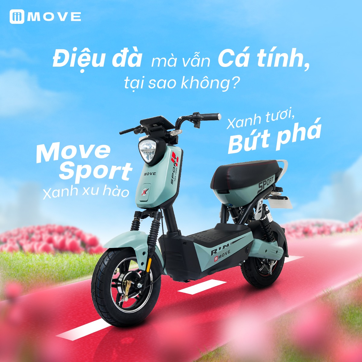 xedienmove's tweet photo. Nếu mà ai có hỏi thì cậu cứ bảo xe này Move giới thiệu 👌
Bốc cái xe cá tính nhưng mà mình vẫn thỏa sức điệu 💃
Đường đường là 1 dân chơi, gì chứ xe thì không được thiếu🛵
Mình cứ mua xe điện, kiểu gì mà chẳng có nhiều người theo!💌
Hiểu ý Move nói hem? ☺️ https://t.co/7kMbEt2pxT