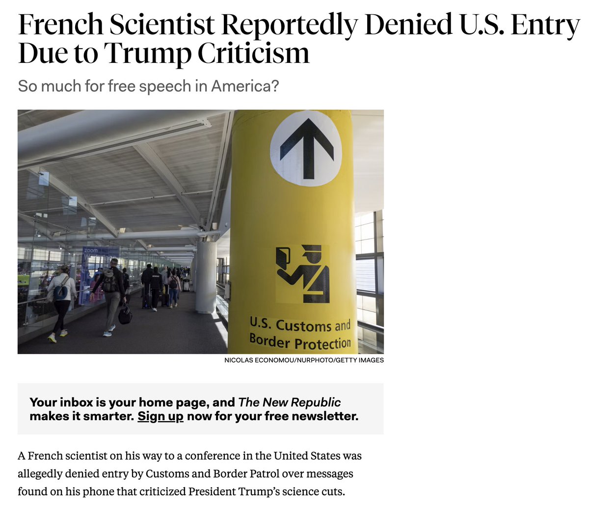 Who is really surprised ?