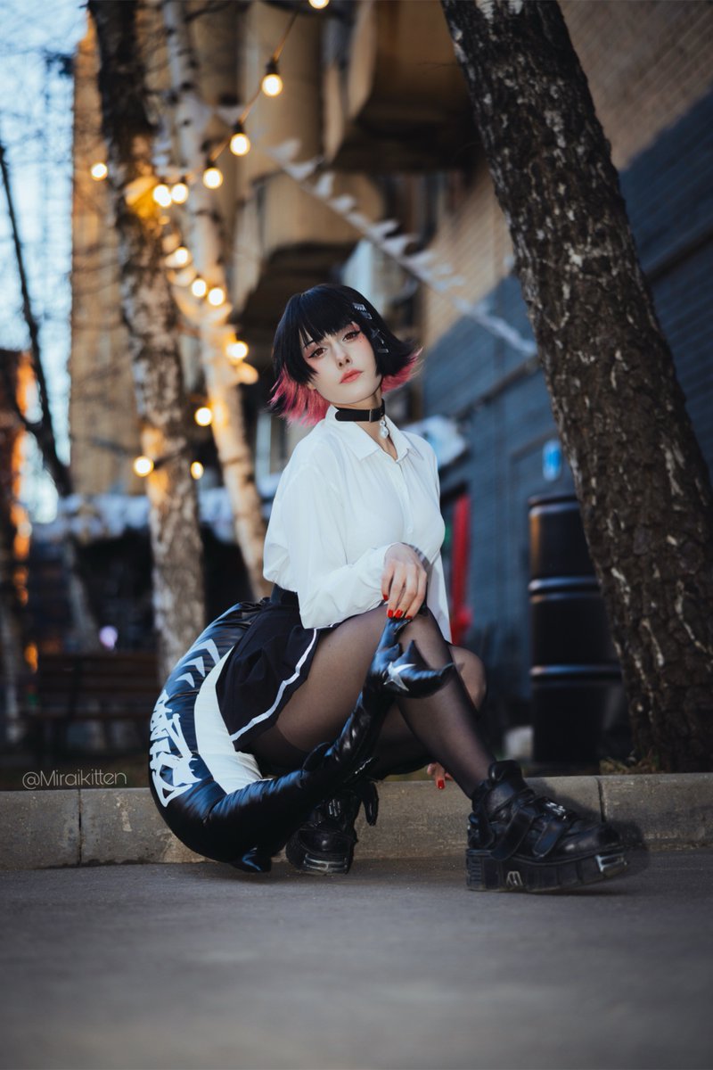 Miraiikitten's tweet photo. My Ellen Joe cosplay) 
#zzz #ZenlessZoneZero #zzzero #cosplay #ellen #EllenJoe #zzzcosplay #ellenjoecosplay https://t.co/jQ7geMi2Le