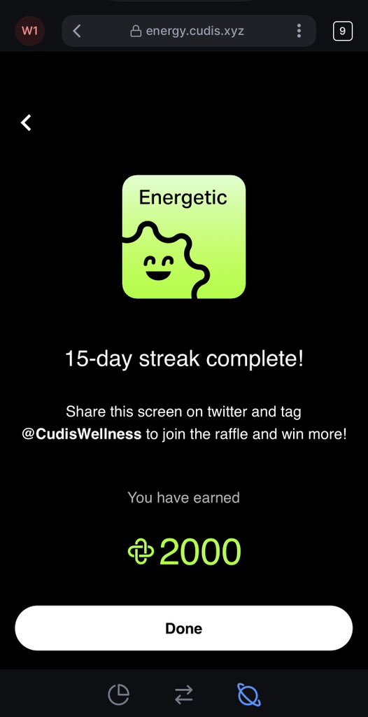 Well done ! 👍 <a href="/CudisWellness/">CUDIS</a>