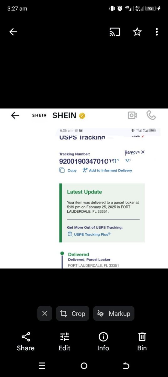 SbSheirgil's tweet photo. @shein_us @Sheinshopstore @SHEIN_Official explain how a package destined for Miami Florida ended up in a unknown private locker in Fort Lauderdale and u are saying package successfully delivered? Did the seller shipped it and had it delivered to his own locker? REFUND!!!! https://t.co/tP529F5wIj