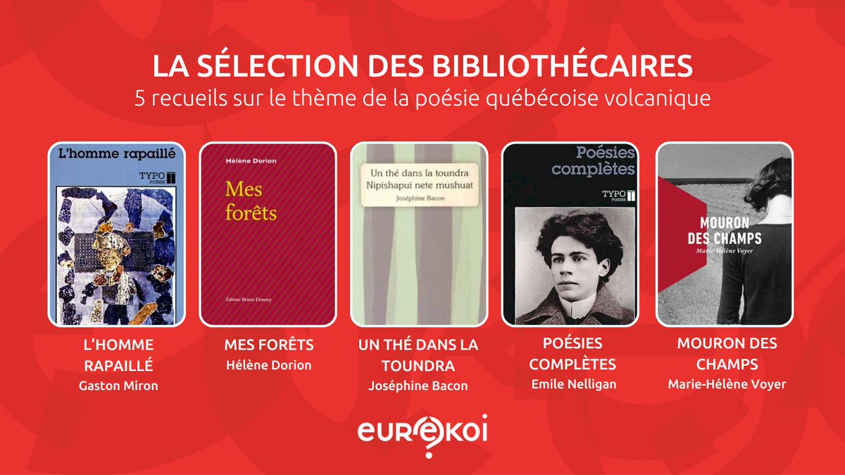 [Printemps des poètes 2025 #1]

Le <a href="/P_D_Poetes/">Le Printemps des Poètes</a> est de retour pour sa 27ème édition, avec au programme : La poésie Volcanique🌋

👀 À cette occasion, la Bibliothèque <a href="/MironGaston/">Bibliothèque Gaston-Miron</a>  propose une sélection de 5 recueils pour découvrir la poésie québécoise !

👉bit.ly/4kztCSp