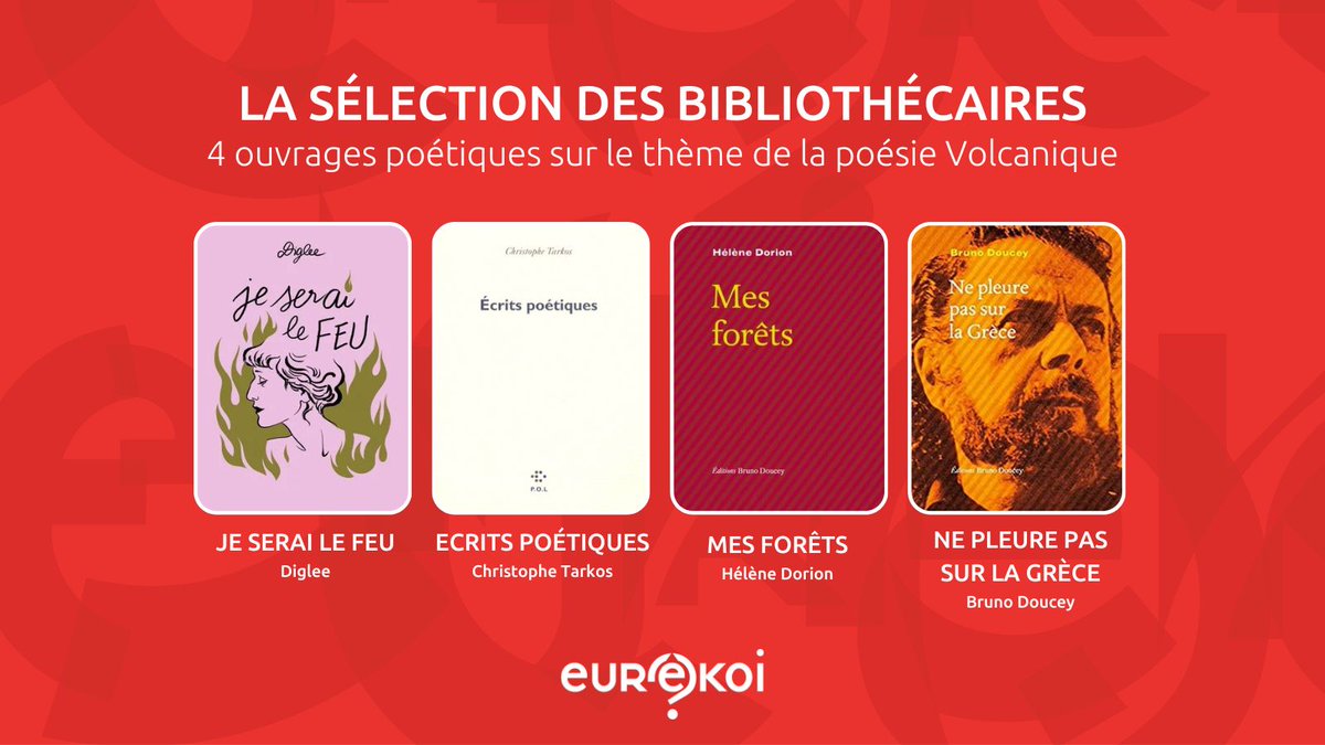 [Printemps des poètes 2025 #2]

Continuons notre plongée dans l'univers de la poésie📖

💡 Au tour des Bibliothèques de Nîmes de vous suggérer 4 recueils de poésie, dans le cadre de la 27ème édition du <a href="/P_D_Poetes/">Le Printemps des Poètes</a> "La poésie Volcanique".

<a href="/nimes/">Ville de Nîmes</a> 

👉bit.ly/4i7x1Gp