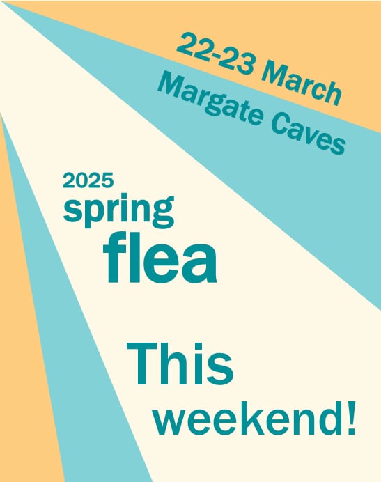 Join us this weekend for vintage fashion, homewares, vinyl and more, with lots of new sellers to discover, check out the Margate Flea Insta for some sneak peaks. instagram.com/margateflea/
Free entry to the Flea
Open Sat 22nd &amp; Sun 23rd 11am - 4pm #margateflea #springflea #margate