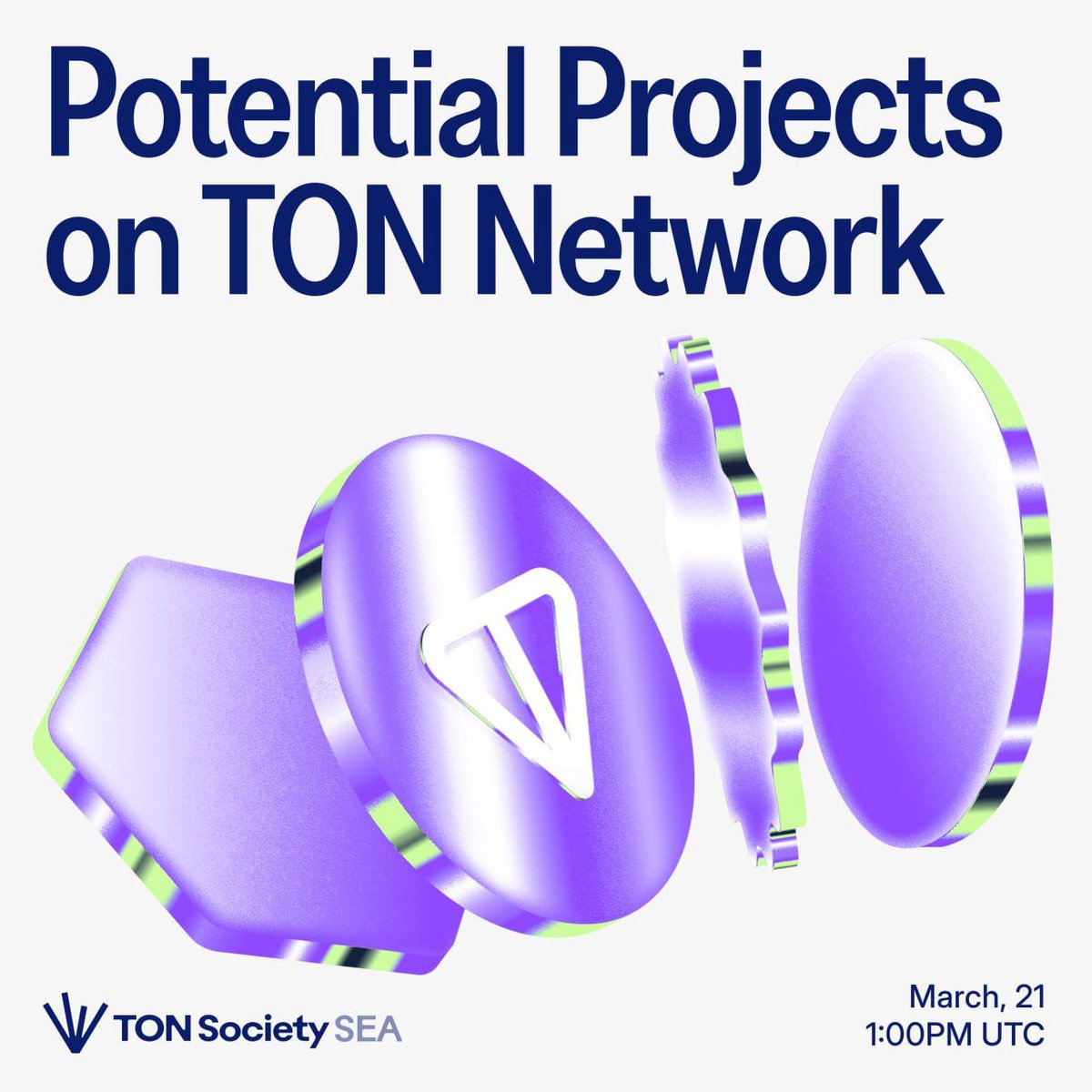 💎 TON Society AMA: Potential Projects on TON Network

Join us on March 21 at 1PM UTC for an exclusive TON Society SEA × India AMA. 🌏

Meet 8 visionary builders from Southeast Asia and India will share their innovations and how they’re shaping what’s next on the TON Network. 🎉