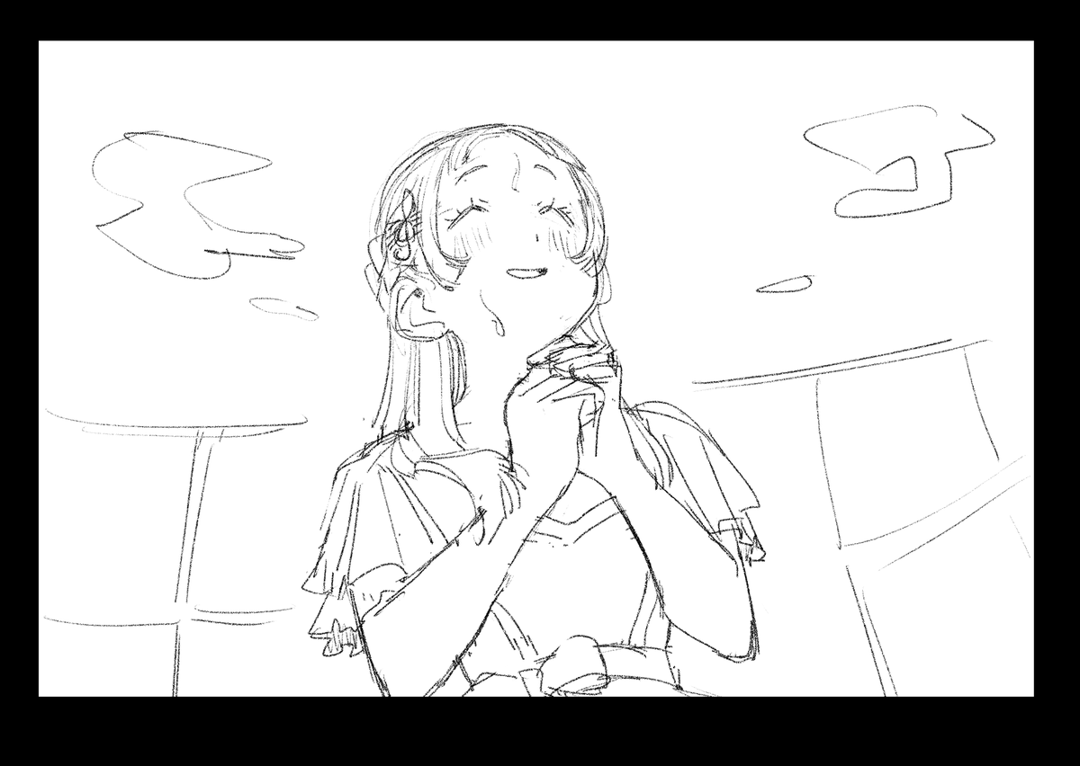 学マスのスクショ見ながら描きました2 