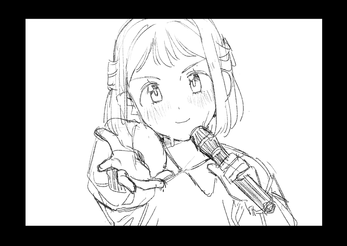 学マスのスクショ見ながら描きました2 