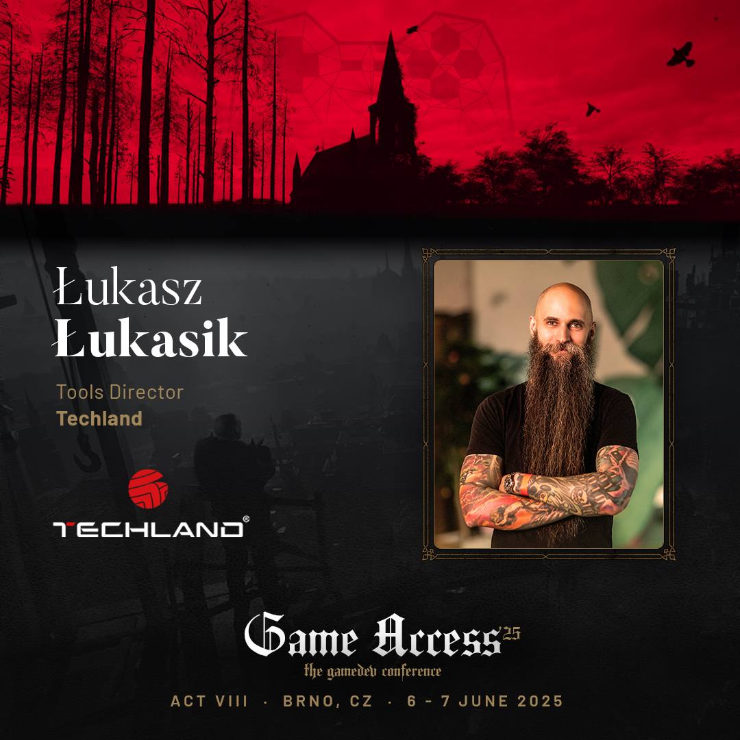 Game Access Conference (@gameaccessconf) on Twitter photo More than 18 years of developing tools and engines for The Witcher 3, Cyberpunk 2077, Dying Light 2 and more 🛠️ That’s <a href="/viriousDev/">Łukasz Łukasik</a>, Łukasz Łukasik - Tools Director from Techland! Catch his lecture about leading teams as a programmer at <a href="/GameAccessConf/">Game Access Conference</a> ‘25! More than 18 years of developing tools and engines for The Witcher 3, Cyberpunk 2077, Dying Light 2 and more 🛠️ That’s <a href="/viriousDev/">Łukasz Łukasik</a>, Łukasz Łukasik - Tools Director from Techland! Catch his lecture about leading teams as a programmer at <a href="/GameAccessConf/">Game Access Conference</a> ‘25!