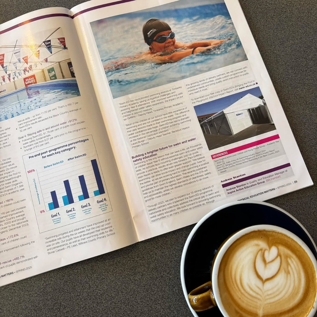 SwimEDUK's tweet photo. 📣We're proud to announce that Swim:ED is featured in the latest @afPE_PE publication! 🎉 Dive into our innovative approach to swim education, inspiring success stories, and compelling data that showcase our impact. 🌊✨

Read the article: https://t.co/Y8JjtBqR1p

 #SwimED #afPE https://t.co/rhBrR6XHWM