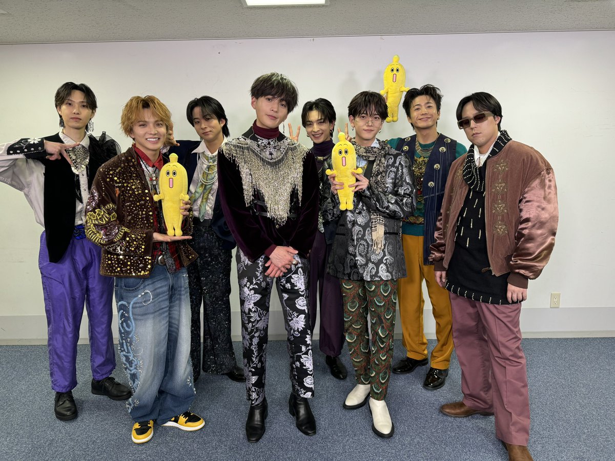 fantastics_fext's tweet photo. ＼今夜放送📺／

本日3/20(木) 18:25〜放送
テレビ東京「有吉ミュージックフェス」に
#FANTASTICS が出演いたします！

「TOP OF THE GAME」をパフォーマンス！
さらに、トークにも出演いたします！✨️

ぜひご覧ください！
TVerリアルタイム配信も！
📱https://t.co/3s4498A5fJ

#有吉ミュージックフェス @TVTOKYO_PR 
#DimensionalBridge
#TOPOFTHEGAME