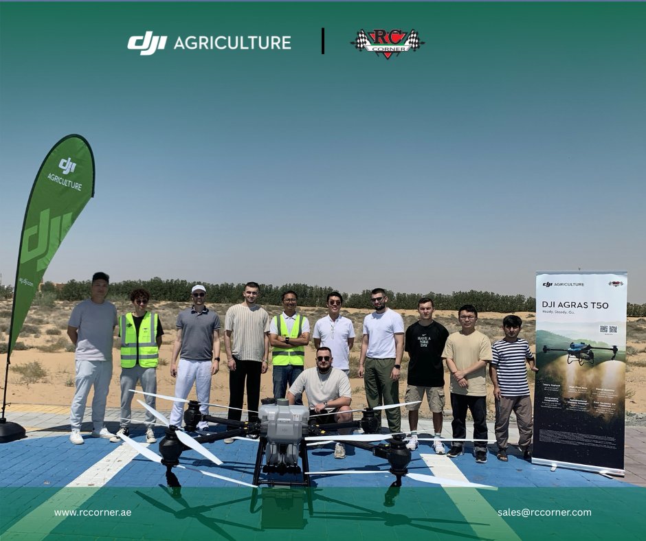 RCcorner's tweet photo. We're thrilled to announce the successful completion of DJI Academy Batch 25! 👨‍✈️🌴

As the sole pioneer of DJI Academy, we're committed to empowering the agricultural industry with cutting-edge drone technology. 

Contact sales@rccorner.com to elevate your operations. https://t.co/ydXSHL5sEd