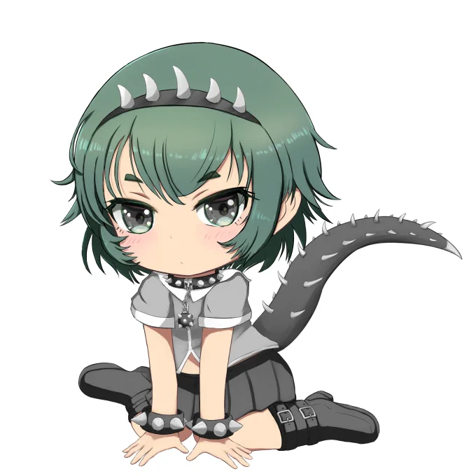 暴竜アンギラスさん #ゴジラ #怪獣擬人化 #アンギラス 