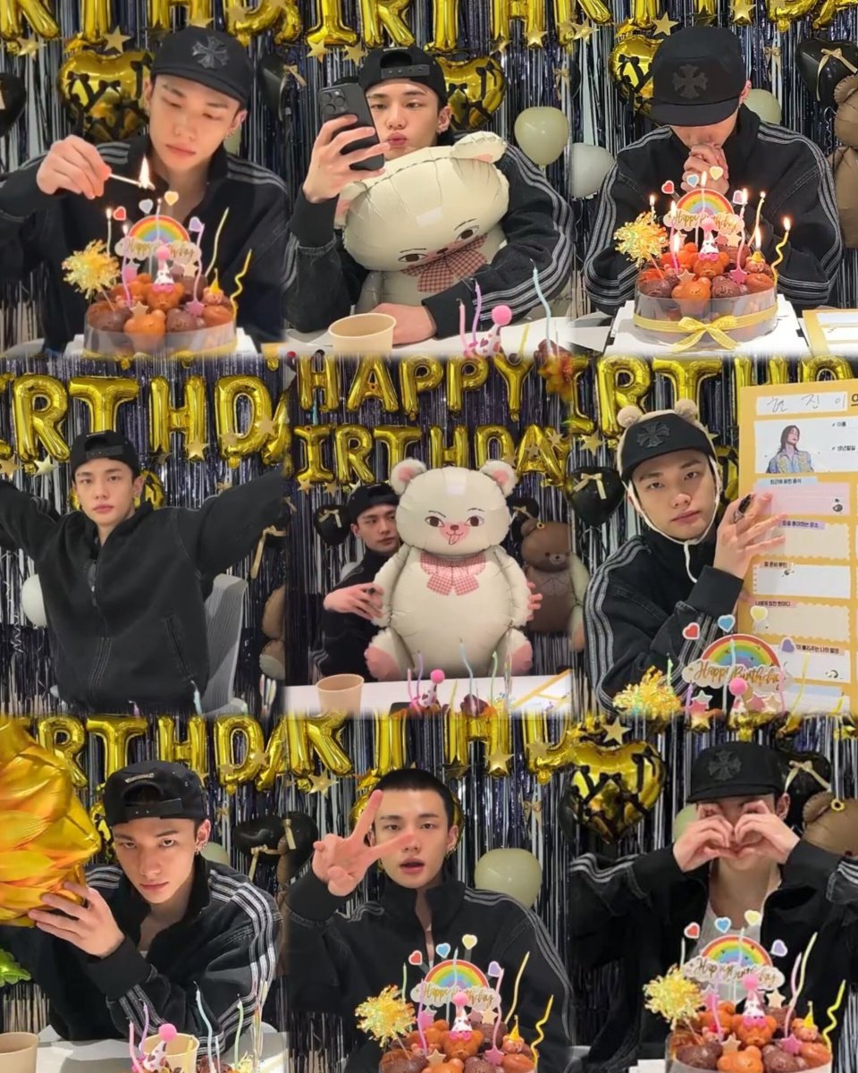 hyunjinpost's tweet photo. thank you for today our birthday boy! https://t.co/SIOAccnBY0