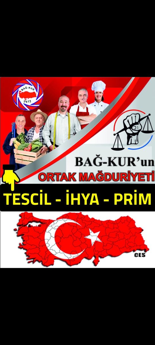Bağ-Kur Tescil Mağduru Mehmet (@isler1977) on Twitter photo 💥Esnaflara umut verin, Bağ-Kur TESCİLiyle devletine ekonomik olarak yük olmadan emeklilik yaşamalarına olanak tanıyın! <a href="/RTErdogan/">Recep Tayyip Erdoğan</a> <a href="/_cevdetyilmaz/">Cevdet Yılmaz</a> <a href="/isikhanvedat/">Prof. Dr. Vedat Işıkhan</a> <a href="/vedatbilgn/">Vedat Bilgin</a> @ErbakanFatih <a href="/Akparti/">AK Parti</a> <a href="/memetsimsek/">Mehmet Simsek</a> <a href="/mvaliyuksel42/">Ali Yüksel</a> #BağkurTescilMağdurları 💥Esnaflara umut verin, Bağ-Kur TESCİLiyle devletine ekonomik olarak yük olmadan emeklilik yaşamalarına olanak tanıyın! <a href="/RTErdogan/">Recep Tayyip Erdoğan</a> <a href="/_cevdetyilmaz/">Cevdet Yılmaz</a> <a href="/isikhanvedat/">Prof. Dr. Vedat Işıkhan</a> <a href="/vedatbilgn/">Vedat Bilgin</a> @ErbakanFatih <a href="/Akparti/">AK Parti</a> <a href="/memetsimsek/">Mehmet Simsek</a> <a href="/mvaliyuksel42/">Ali Yüksel</a> #BağkurTescilMağdurları