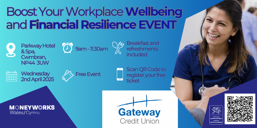 MoneyworksWales's tweet photo. Boost Your Workplace Wellbeing and Financial Resilience
Don't miss this opportunity to enhance your workplace wellbeing strategy and empower your employees!
Book on the link below to find out more and secure your place:
https://t.co/5EIZEPBBru

#Moneyworks #Wales #CreditUnion https://t.co/Z8gzRsh2Xl