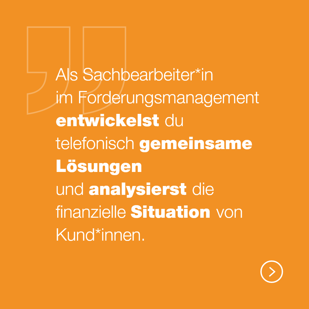 JobStairs's tweet photo. Was macht ein*e Sachbearbeiter*in im Forderungsmanagement?
Hier dreht sich alles um Kommunikation und Problemlösung! Du analysierst individuelle Situationen, klärst offene Forderungen und entwickelst gemeinsam mit den Kund*innen Lösungswege. Dein Beitrag? Ein reibungsloser Ablauf und zufriedene Kund*innen. 🤝✨

Das sind deine Skills:
- Strukturiert 🗂️
- Kommunikativ 💬
- Teamorientiert 🤝

Das bietet dir die TARGOBANK:
- Flexibilität: Homeoffice und flexible Arbeitszeiten. 🏠
- Arbeitszeitmodelle: Vollzeit oder Teilzeit – du entscheidest. ⏰
- Einarbeitung: Intensive Vorbereitung auf deine Aufgaben.
- Entwicklung: Vielfältige Möglichkeiten zur Weiterentwicklung. 🚀

Interessiert an dieser spannenden Aufgabe oder an weiteren Möglichkeiten bei der TARGOBANK?
👉 Klicke hier und erfahre mehr! https://t.co/PyOjqTiCwT