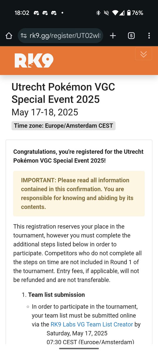 I managed to get a ticket last night and forgot to do the compulsory post 🫣