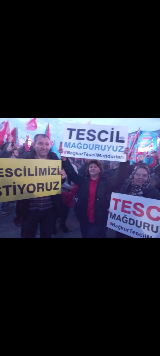 Bağ-Kur Tescil Mağduru Mehmet (@isler1977) on Twitter photo 💥Esnaflara destek olun, ekonomik sürdürülebilirliği sağlayın: Bağ-Kur TESCİLiyle emeklilik sistemine Hakkaniyet getirin. <a href="/RTErdogan/">Recep Tayyip Erdoğan</a> <a href="/_cevdetyilmaz/">Cevdet Yılmaz</a> <a href="/isikhanvedat/">Prof. Dr. Vedat Işıkhan</a> <a href="/vedatbilgn/">Vedat Bilgin</a> @ErbakanFatih <a href="/Akparti/">AK Parti</a> <a href="/memetsimsek/">Mehmet Simsek</a> <a href="/mvaliyuksel42/">Ali Yüksel</a> <a href="/eczozgurozel/">Özgür Özel</a>
#BağkurTescilMağdurları 💥Esnaflara destek olun, ekonomik sürdürülebilirliği sağlayın: Bağ-Kur TESCİLiyle emeklilik sistemine Hakkaniyet getirin. <a href="/RTErdogan/">Recep Tayyip Erdoğan</a> <a href="/_cevdetyilmaz/">Cevdet Yılmaz</a> <a href="/isikhanvedat/">Prof. Dr. Vedat Işıkhan</a> <a href="/vedatbilgn/">Vedat Bilgin</a> @ErbakanFatih <a href="/Akparti/">AK Parti</a> <a href="/memetsimsek/">Mehmet Simsek</a> <a href="/mvaliyuksel42/">Ali Yüksel</a> <a href="/eczozgurozel/">Özgür Özel</a>
#BağkurTescilMağdurları