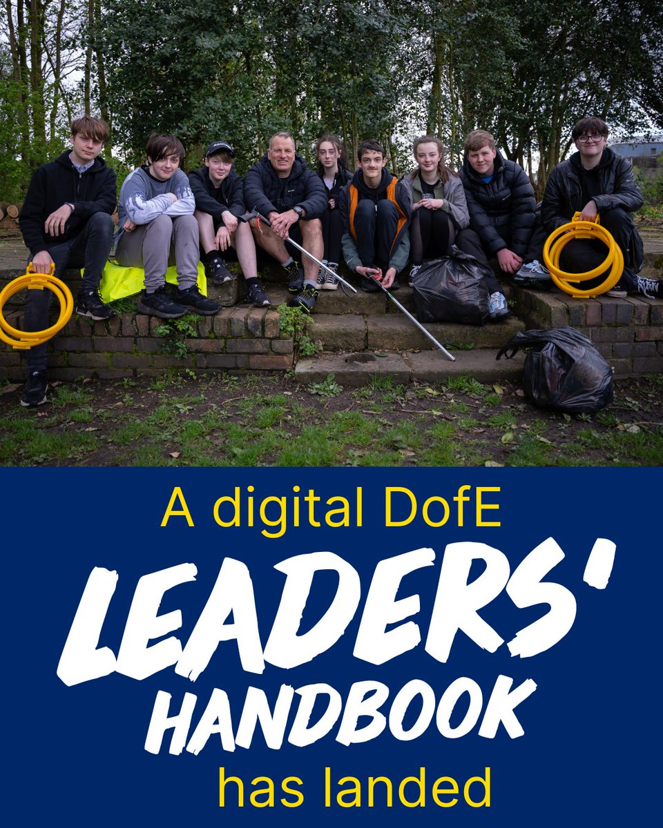 To all DofE Leaders – your new digital Leaders’ Handbook has arrived 📦 

We’ve used your feedback to bring together recent updates to the Expedition and Residential sections and much more, in a handbook that’s accessible wherever you are!  

Find out more here: