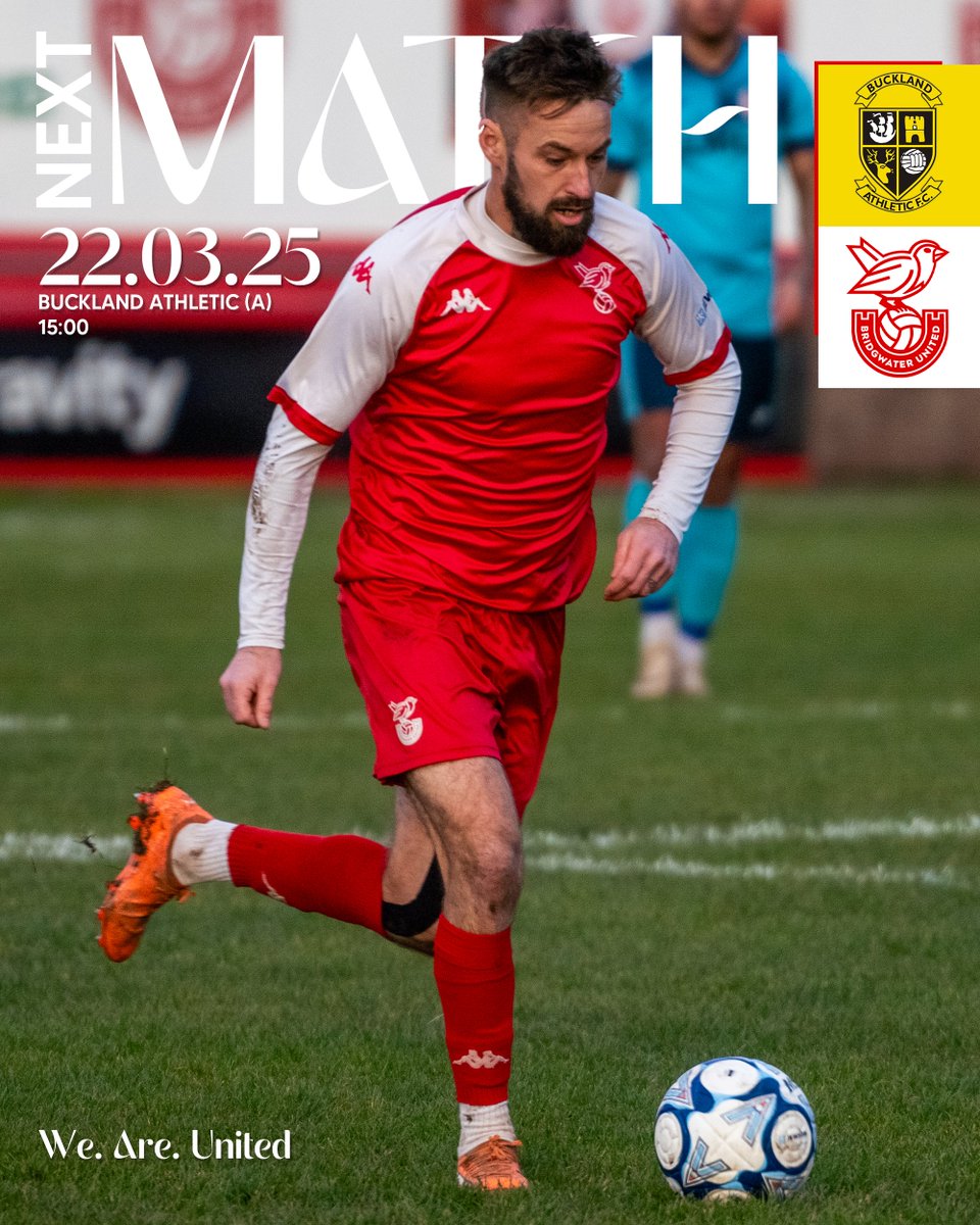 The Robins travel down to Devon and to Homers Heath to face playoff chasing <a href="/OfficalBAFC/">Buckland Athletic FC</a> this Saturday 👊

Score Predictions? 🔮

#WeAreUnited 🟥