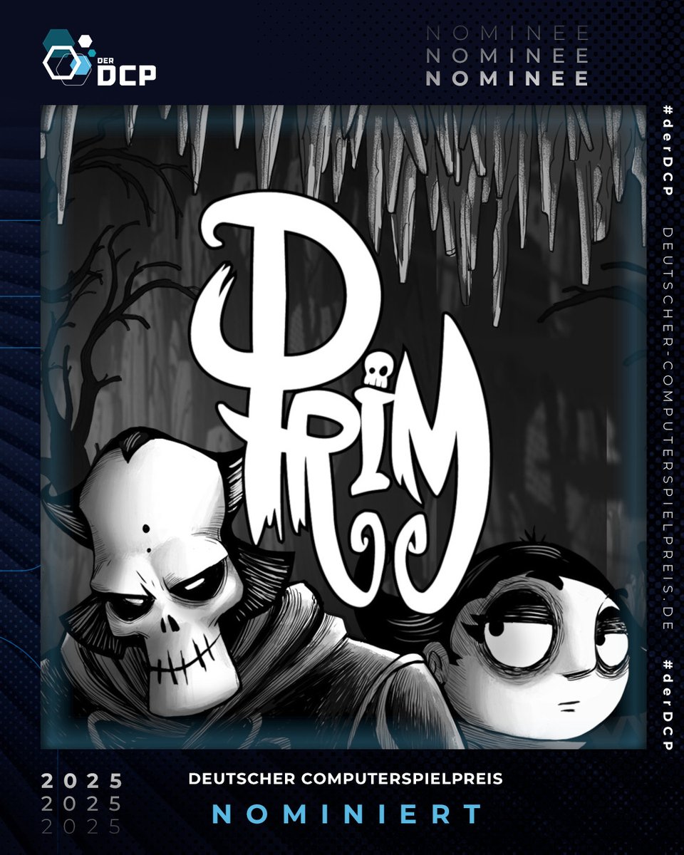 PRIM Adventure Game ➡️ OUT NOW! (@prim_adventure) on Twitter photo Reapers! 💀
This is absolutely insane 😱
PRIM is nominated for the German Video Game Awards, as "Best Family Game"!!! 🖤
Can't wait for the award show in Berlin on May 14!
#derDCP <a href="/DerDCP/">Der Deutsche Computerspielpreis | Der DCP</a> <a href="/game_verband/">game_eV</a> @BMWK <a href="/medienboard/">Medienboard</a> <a href="/devcom_global/">devcom - developer community</a> <a href="/Digitale_Spiele/">Stiftung Digitale Spielekultur</a> Reapers! 💀
This is absolutely insane 😱
PRIM is nominated for the German Video Game Awards, as "Best Family Game"!!! 🖤
Can't wait for the award show in Berlin on May 14!
#derDCP <a href="/DerDCP/">Der Deutsche Computerspielpreis | Der DCP</a> <a href="/game_verband/">game_eV</a> @BMWK <a href="/medienboard/">Medienboard</a> <a href="/devcom_global/">devcom - developer community</a> <a href="/Digitale_Spiele/">Stiftung Digitale Spielekultur</a>