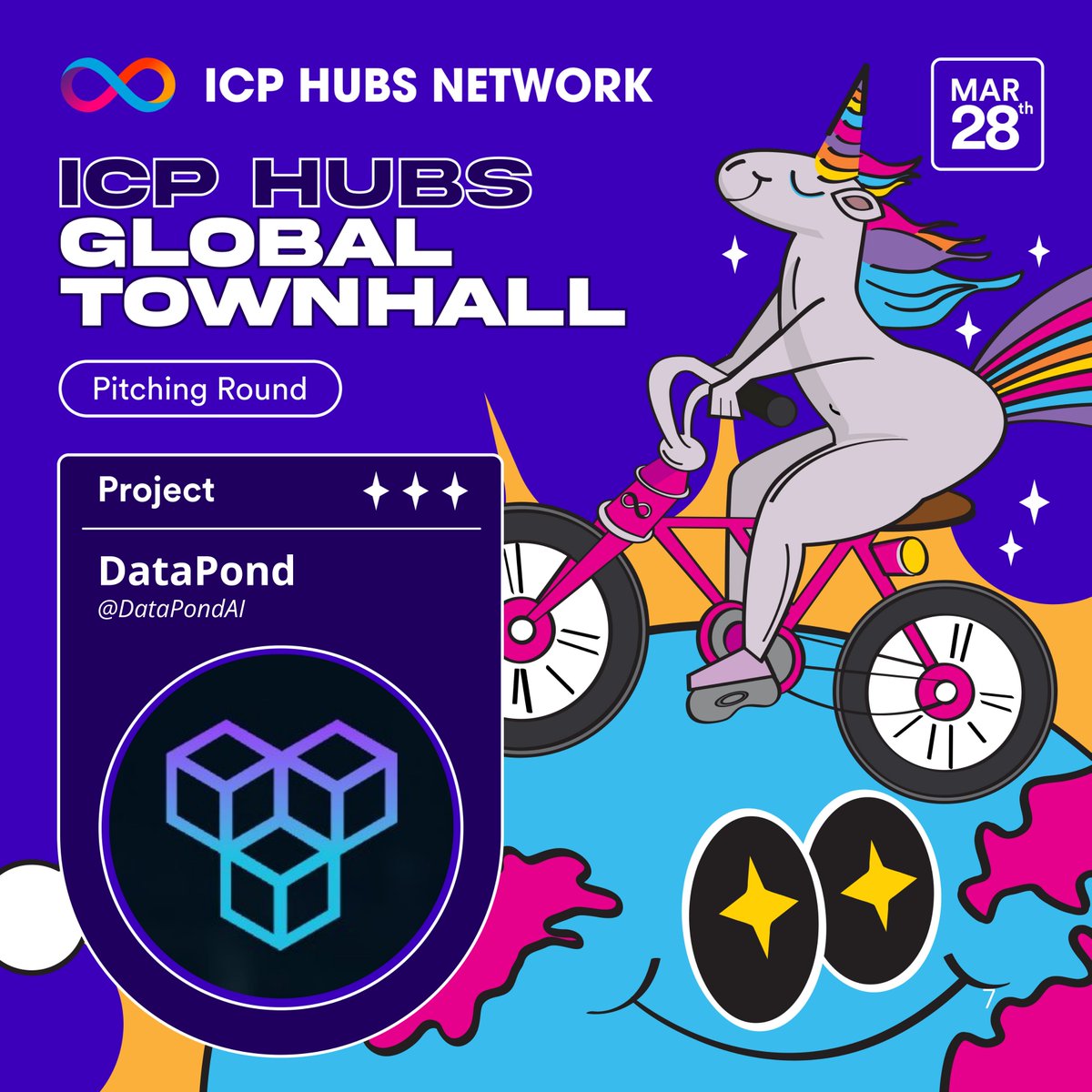DataPond (@datapondai) on Twitter photo 🚀 Thrilled to pitch <a href="/DataPondAI/">DataPond</a> at the Global Pitching Round of ICP HUBS Townhall!
🗓 When: March 28, 14:30 CET
📍 Where: Live on X <a href="/ICPHUBS/">ICP HUBS NETWORK</a>
🌐 With @ICPHUB_BG & <a href="/ICPHUBS/">ICP HUBS NETWORK</a>
👉 Secure your spot here: lu.ma/user/usr-bGFDY…
We're joining 50+ VCs, mentors, and angel investors! 🚀 Thrilled to pitch <a href="/DataPondAI/">DataPond</a> at the Global Pitching Round of ICP HUBS Townhall!
🗓 When: March 28, 14:30 CET
📍 Where: Live on X <a href="/ICPHUBS/">ICP HUBS NETWORK</a>
🌐 With @ICPHUB_BG & <a href="/ICPHUBS/">ICP HUBS NETWORK</a>
👉 Secure your spot here: lu.ma/user/usr-bGFDY…
We're joining 50+ VCs, mentors, and angel investors!