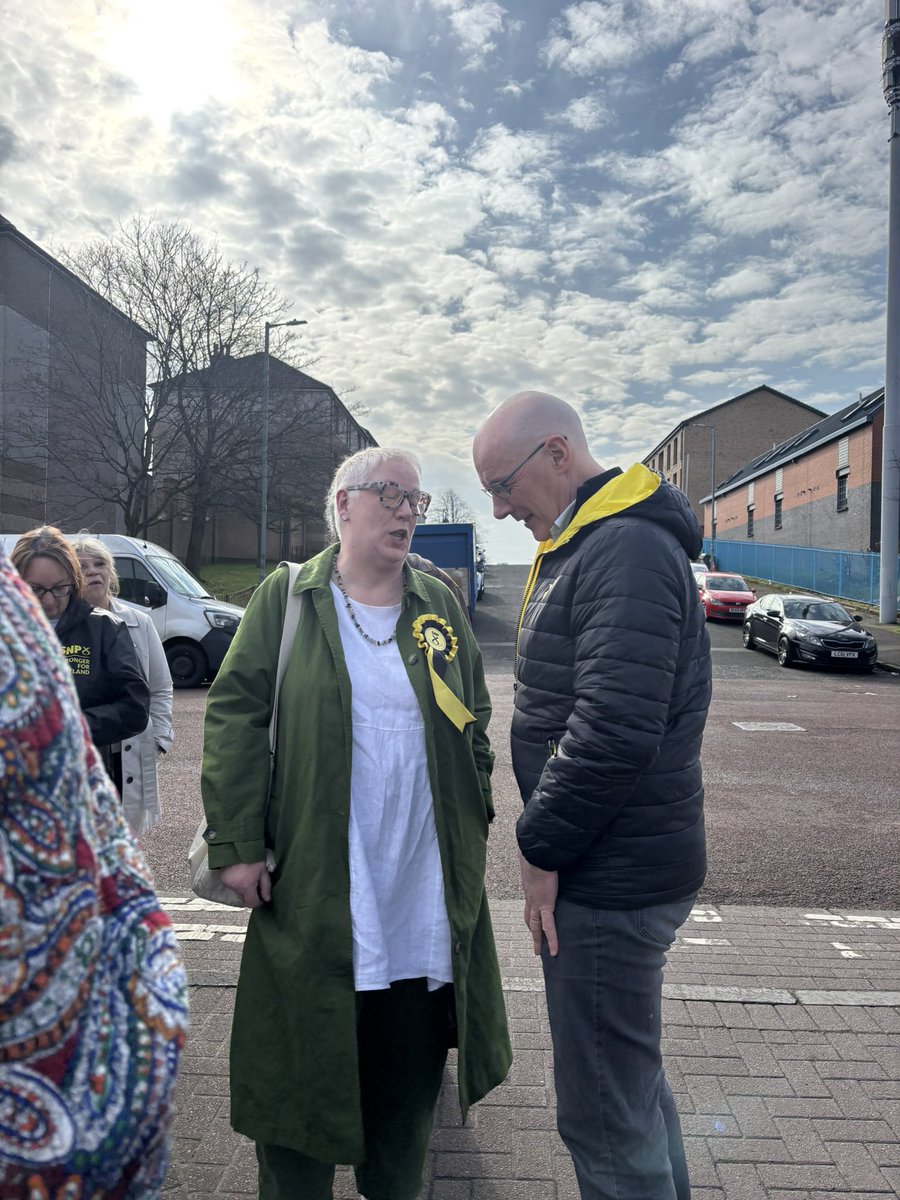SouthsideSNP's tweet photo. Good luck &amp; best wishes to our Branch Candidate Mhairi Hunter for Southside central by election today 

Vote your local SNP Candidate Mhairi Hunters 1 https://t.co/kkQXyQfNCT