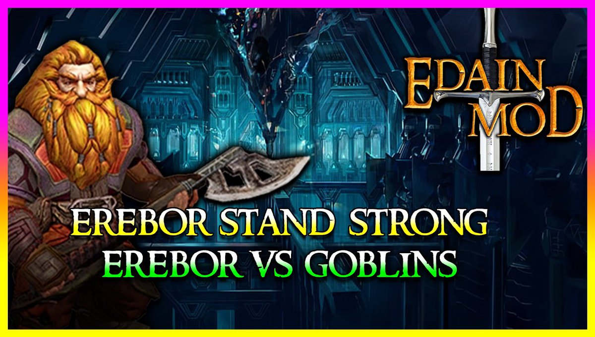 xxlaragyxx's tweet image. Soon! Erebor Vs Goblins! Ai fun! (Hard Ai) 

#Hardai #Harddifficulty #Dwarves #EdainMod #moddb #Rotwk #Riseofthewitchking #Bfme2 #BattleforMiddleEarth