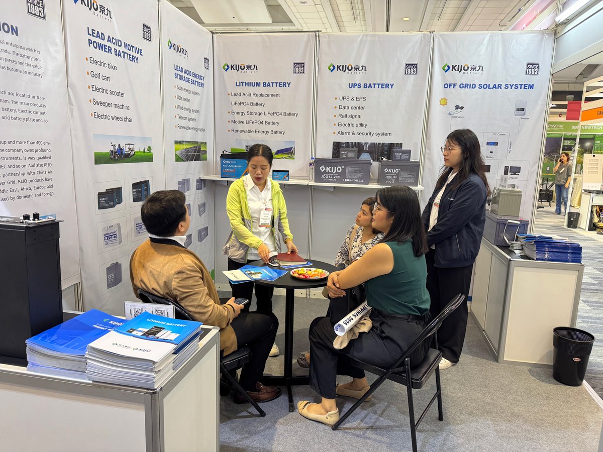 jxkijobattery's tweet photo. 🌟 The PhilEnergy Energy Storage Expo 2025 is in Full Swing!  
📷 Explore Innovations: https://t.co/2M5WFQIWxk #EnergyStorage #PhilEnergy2025 #BatteryInnovation #SmartGridTech #KIJOGroup #KIJO  
Join us and be part of the energy revolution! https://t.co/OGerQ4m7xs