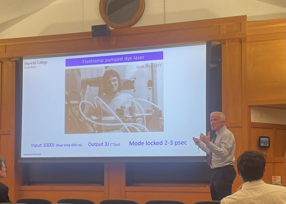 A truly special moment for me. Last night I surprised by dad by attending his lecture at Trinity College. I didn’t understand a word of it. But at least I had a better haircut in my 20s …