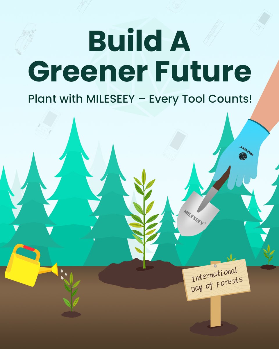 🌲 Forests don’t grow overnight – but with the right tools, we can grow hope faster.
This #InternationalForestDay, let’s build a greener future 🌍 one tree (and one tool!) at a time.

#mileseeytools #mileseey #tools #BuildWithMILESEEY #MILESEEYGreen #InternationalForestDay