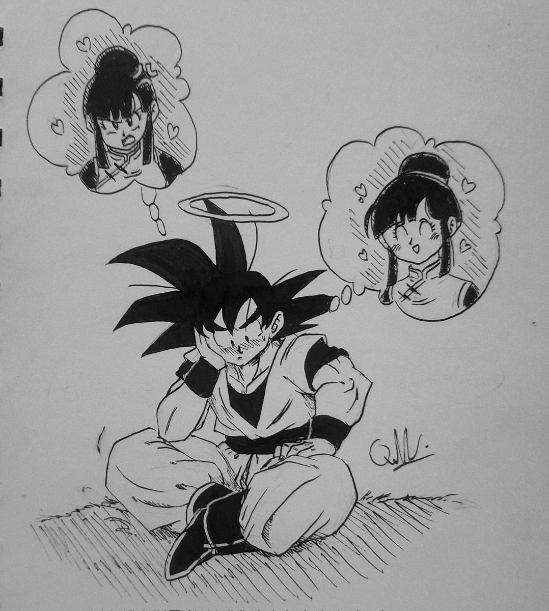 He misses his wife I think
#gochi #悟チチ