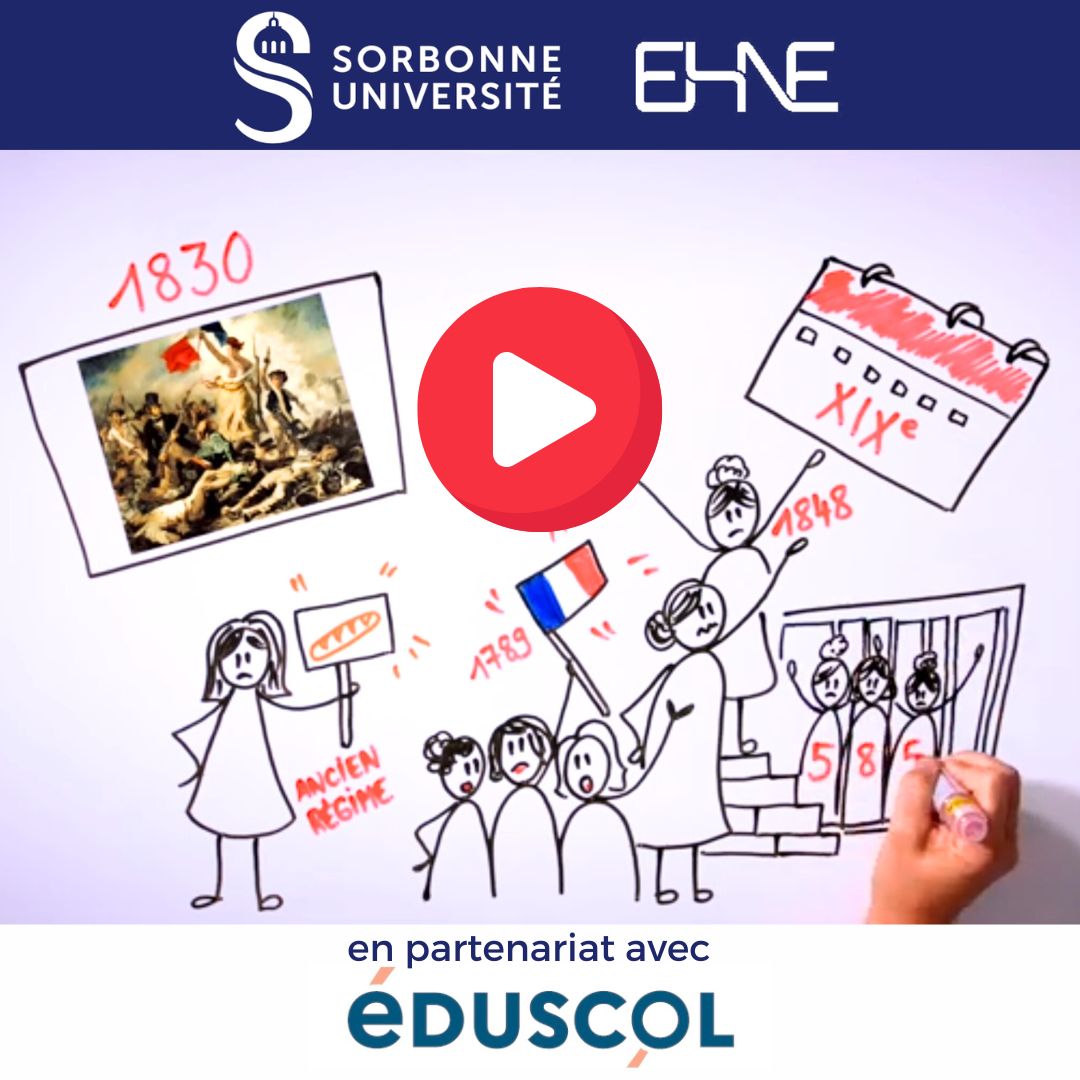 💬 "La barricade est un lieu mixte mais aussi un lieu de fantasmes comme le montre la barricade des femmes durant la Commune de 1871." (Sylvie Aprile)
🔴 Ressource pédagogique vidéo pour le collège (Histoire / Quatrième)
📌 À regarder sur ehne.fr/fr/eduscol/pre…